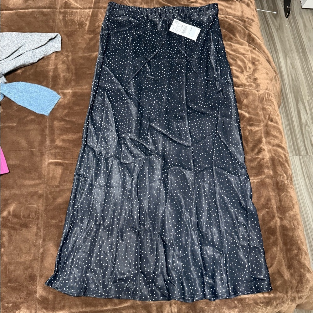 Zara Black and White  Maxi Skirt for Cocktail